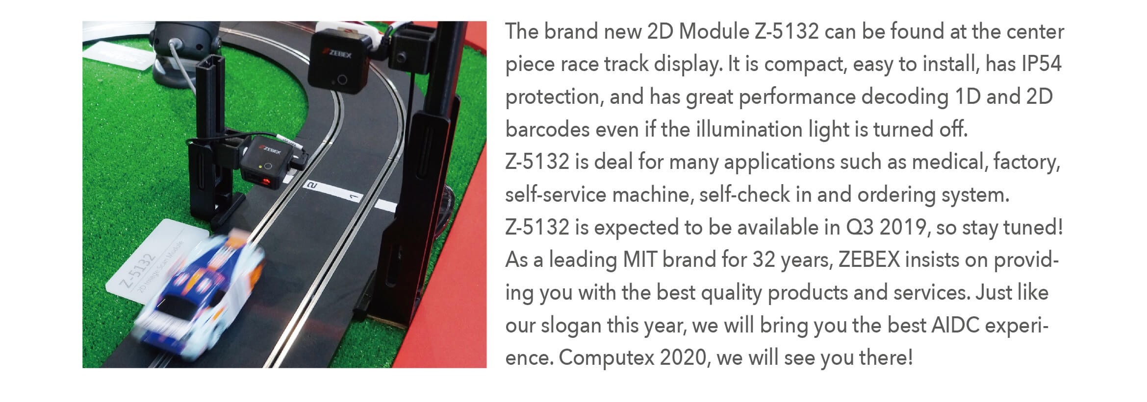 ZEBEX_Computex_2019_Highlights,ZEBEX,2D_Image_Scan_Module,Z-5132